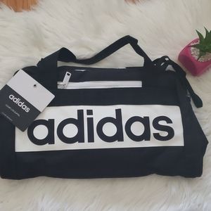 Adidas Black Court Little White Logo Duffle